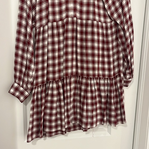 Red and white check dress - Picture 3 of 3